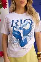 Blusa Algodão Tshirt - Farm Rio  “Exclusiva”