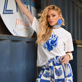 Blusa Algodão Tshirt - Farm Rio  “Exclusiva”