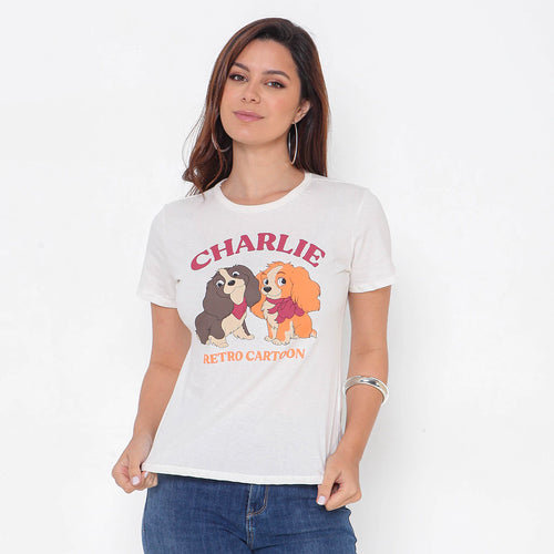 Blusa Algodão “classe A” T-Shirt Charlie