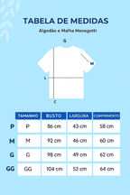 Blusa Algodão “classe A” T-Shirt