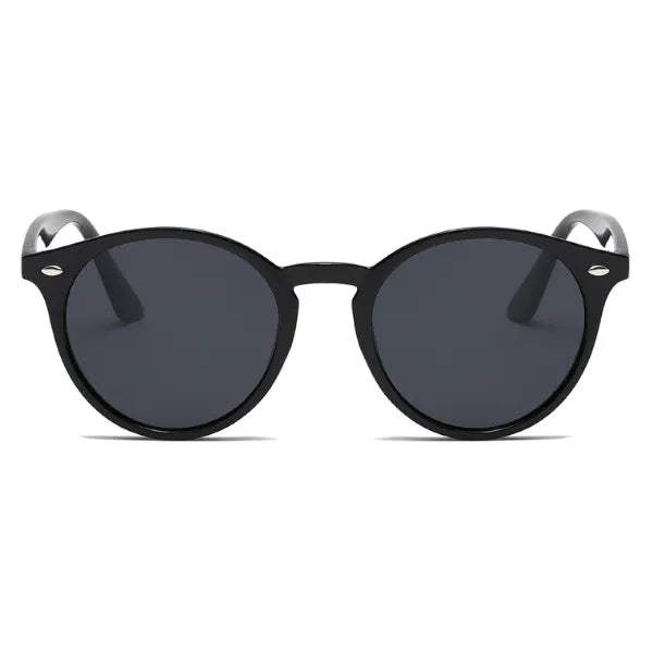 Óculos de Sol Feminino Redondo Preto