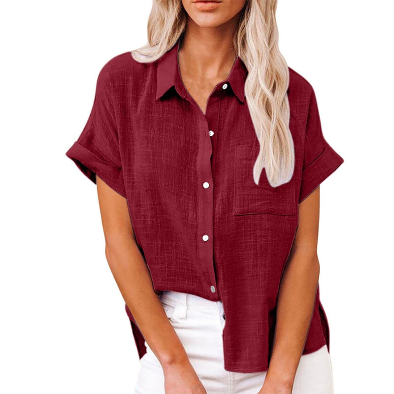 Camisa Feminina Casual Verão