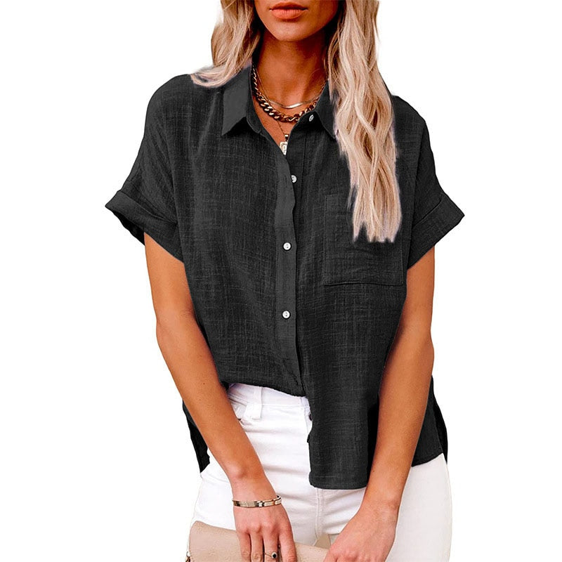 Camisa Feminina Casual Verão