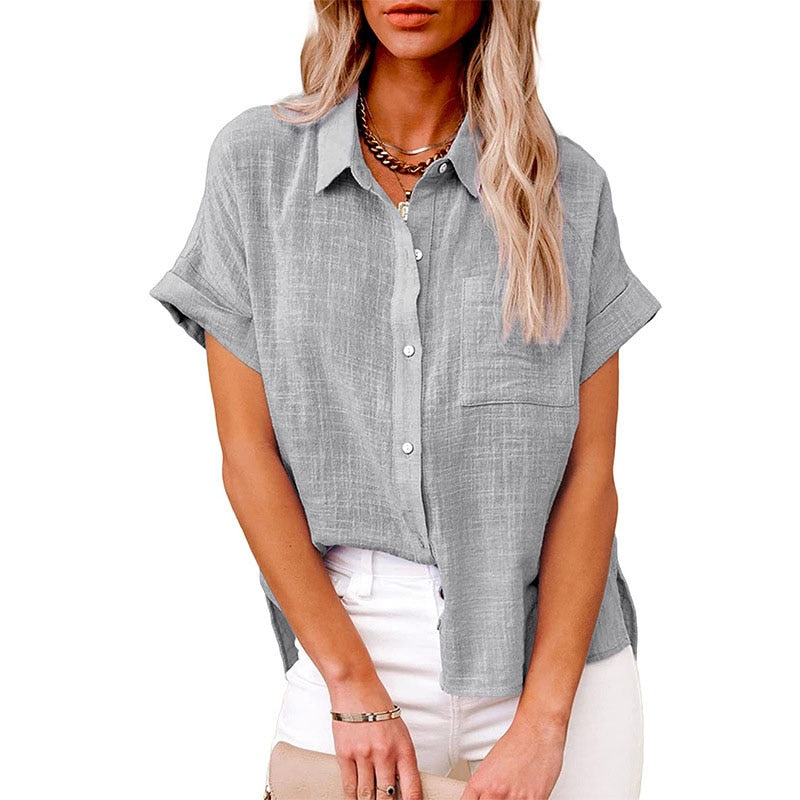 Camisa Feminina Casual Verão