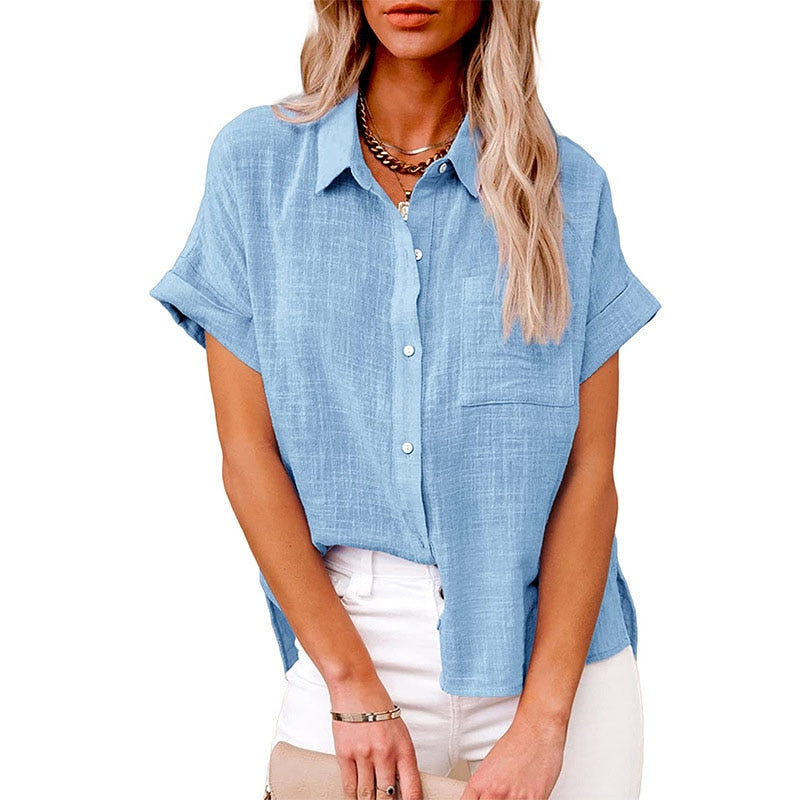 Camisa Feminina Casual Verão