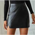 Saia de Couro Feminina Feel