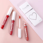 3 Pcs Lip Gloss Batom Longa Duração À Prova d'Água
